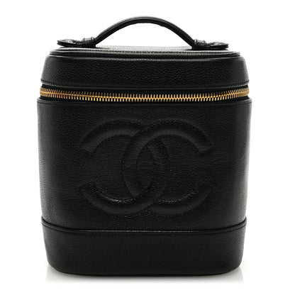 Chanel Caviar Vanity Cosmetic Case Black 1 of 7