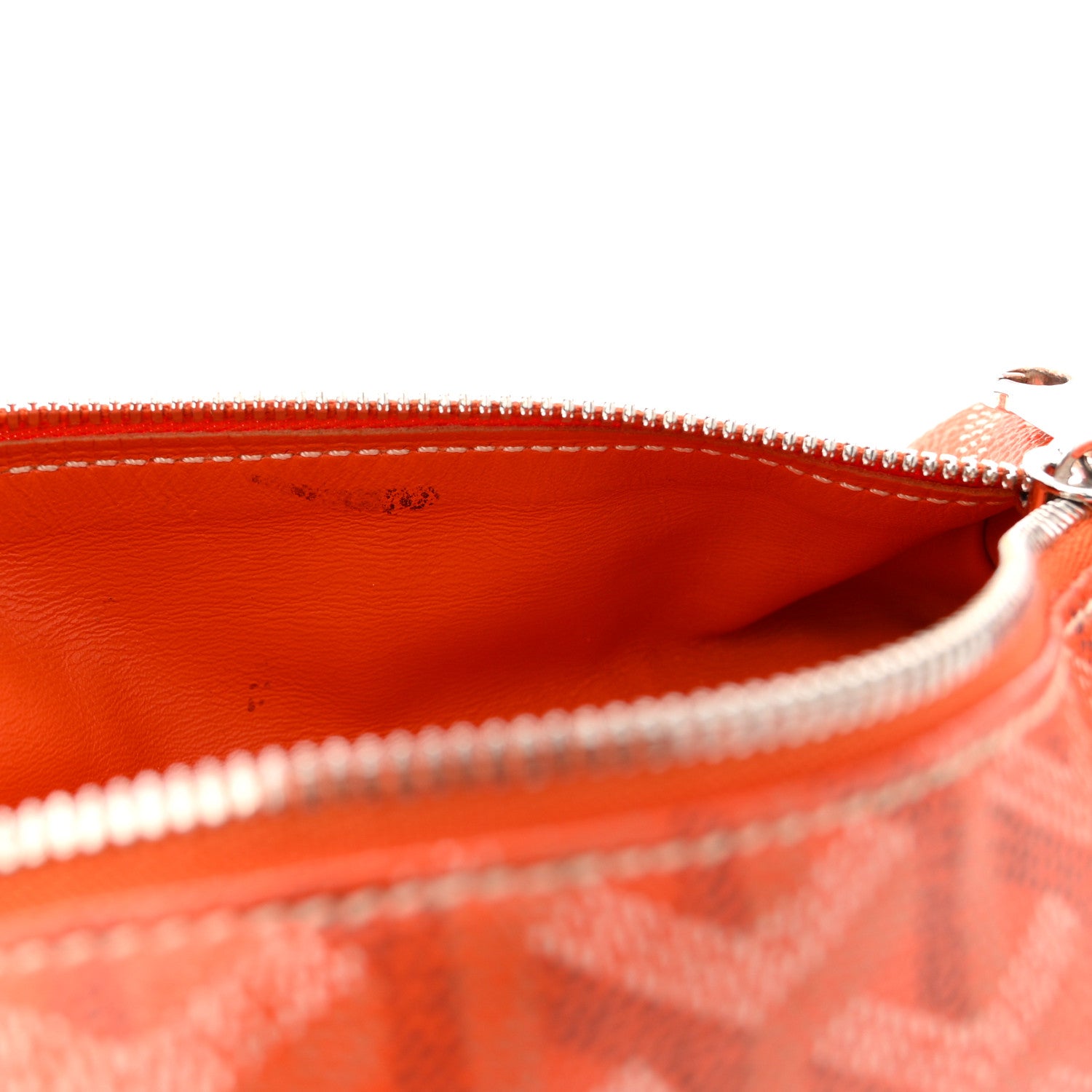Goyard Goyardine Trousse Pencil Pouch Orange 13 of 14