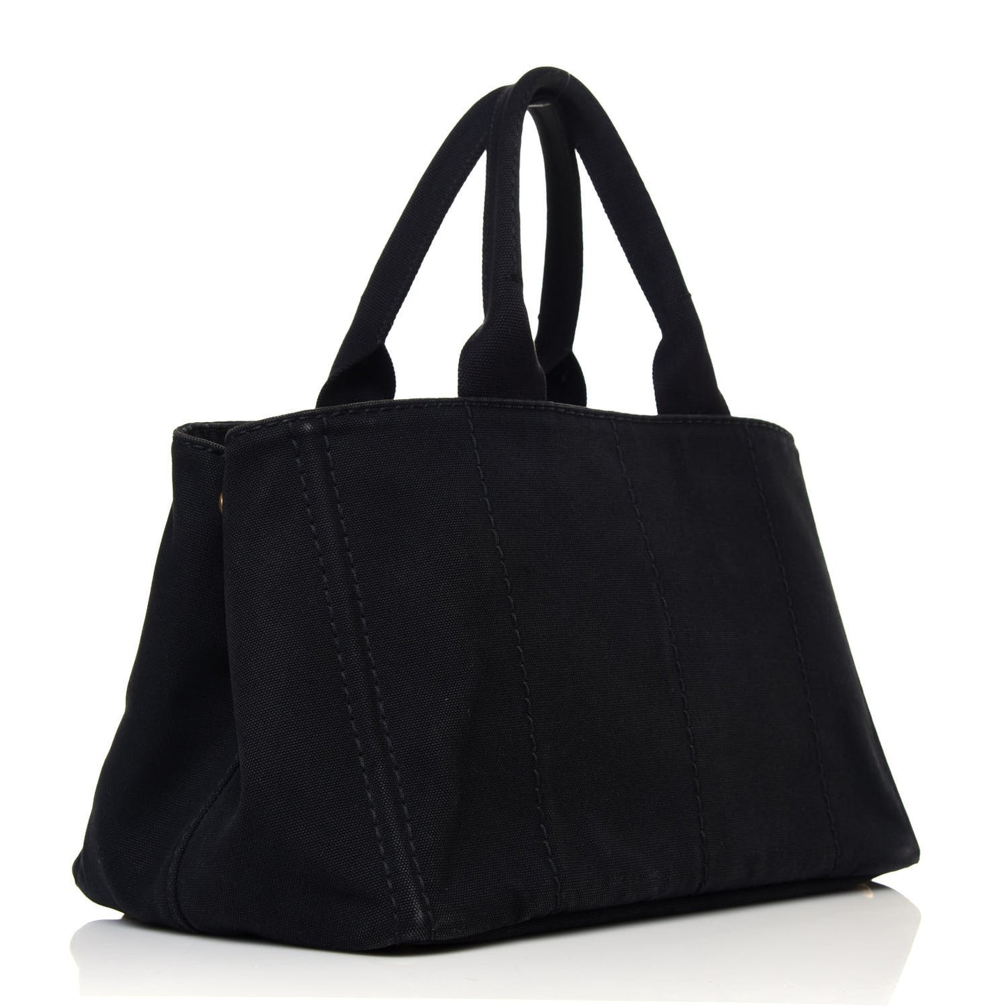 Canapa Small Logo Tote Black