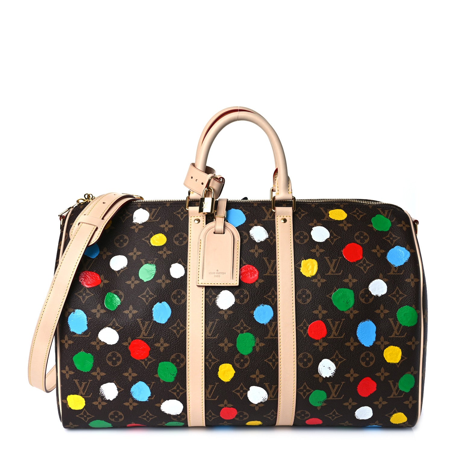 Louis Vuitton LV X YK Monogram Keepall Bandouliere 45 Multicolor 1 of 8