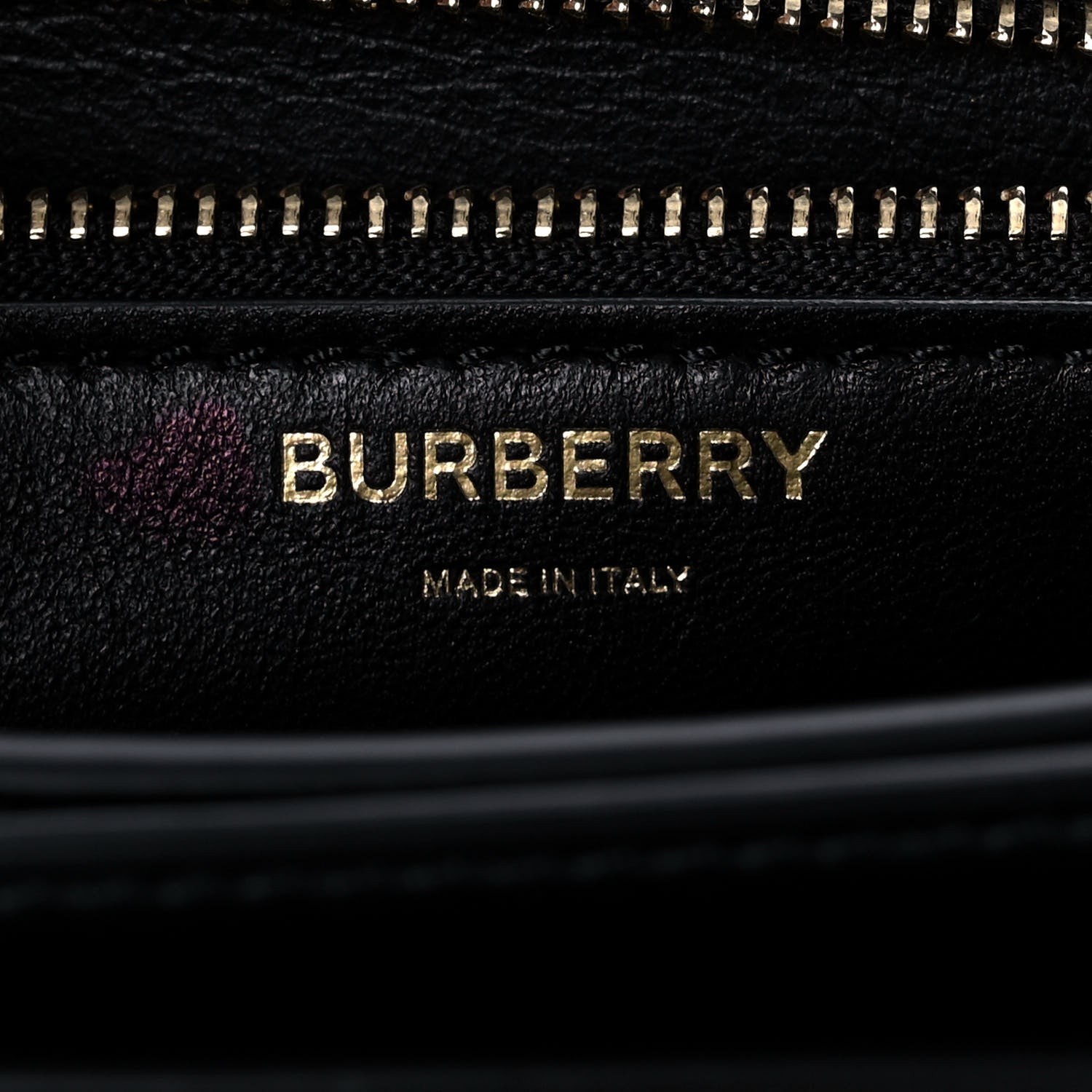 Burberry Calfskin Gorilla Print Small TB Bag Black 6 of 13