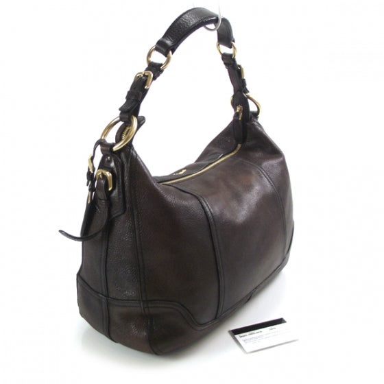 Prada Cervo Antik Hobo Caffe Brown 3 of 12