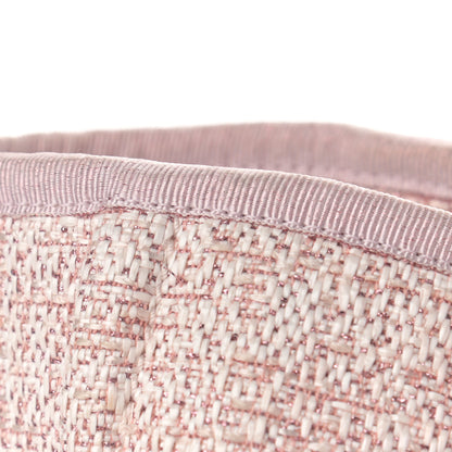 Chanel Straw Lurex Medium Deauville Tote Pink 12 of 14