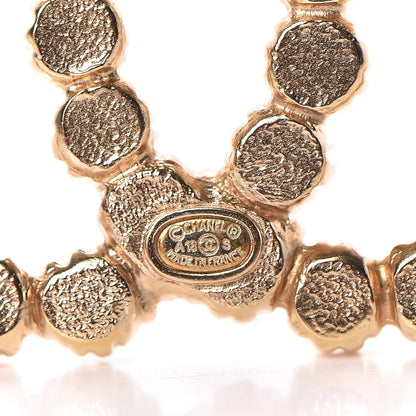 Chanel Pearl CC Brooch Gold 4 of 5