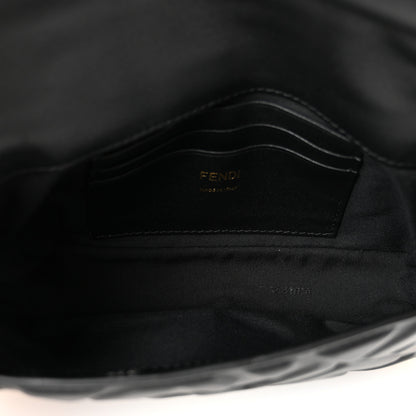 Fendi Nappa FF 1974 Embossed Mini Baguette Black 5 of 10
