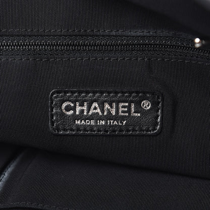 Chanel Vinyl Spirit Drawstring Tote Black 6 of 13