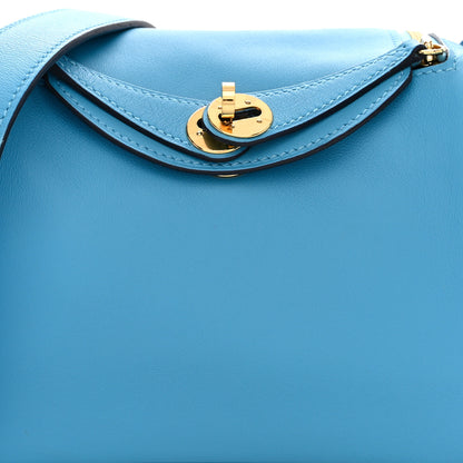 Hermes Swift Mini Lindy 20 Bleu Du Nord 8 of 11