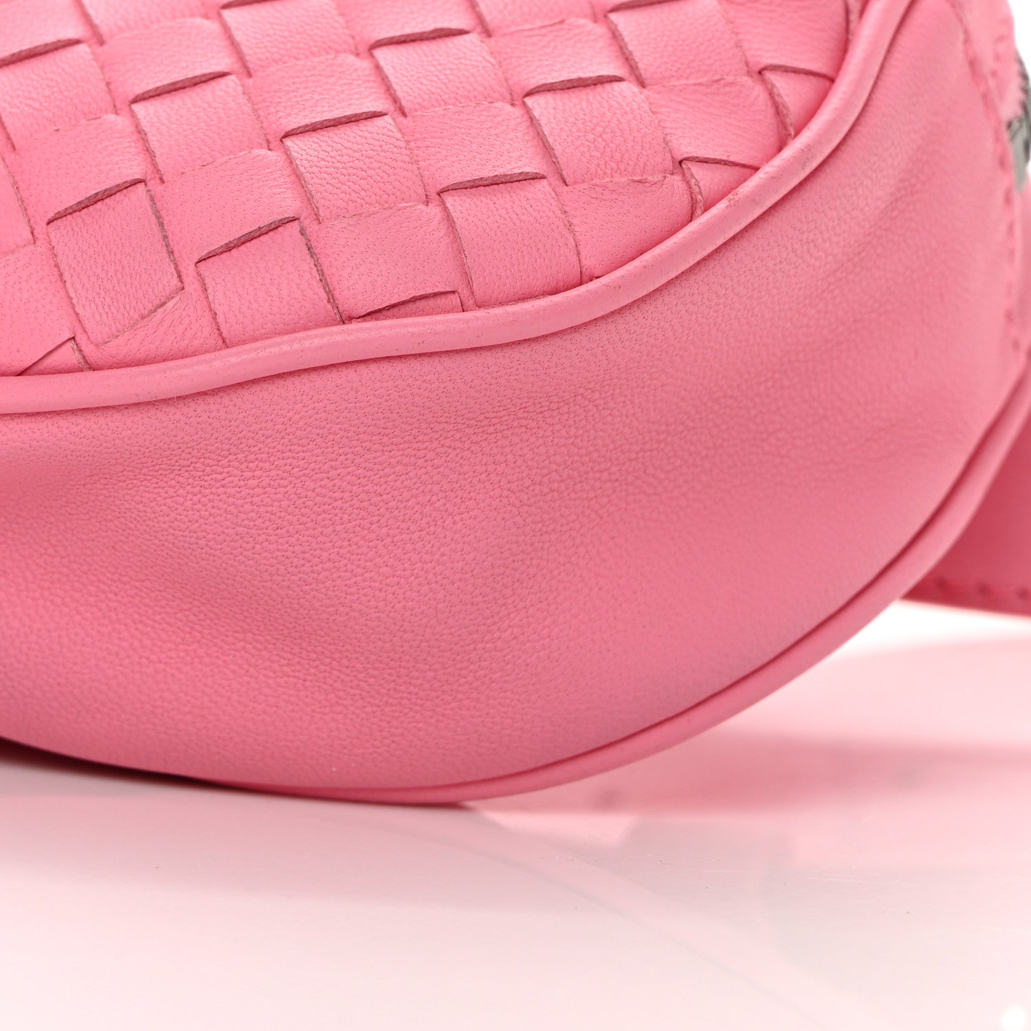Bottega Veneta Nappa Intrecciato Belt Bag Pink 10 of 16