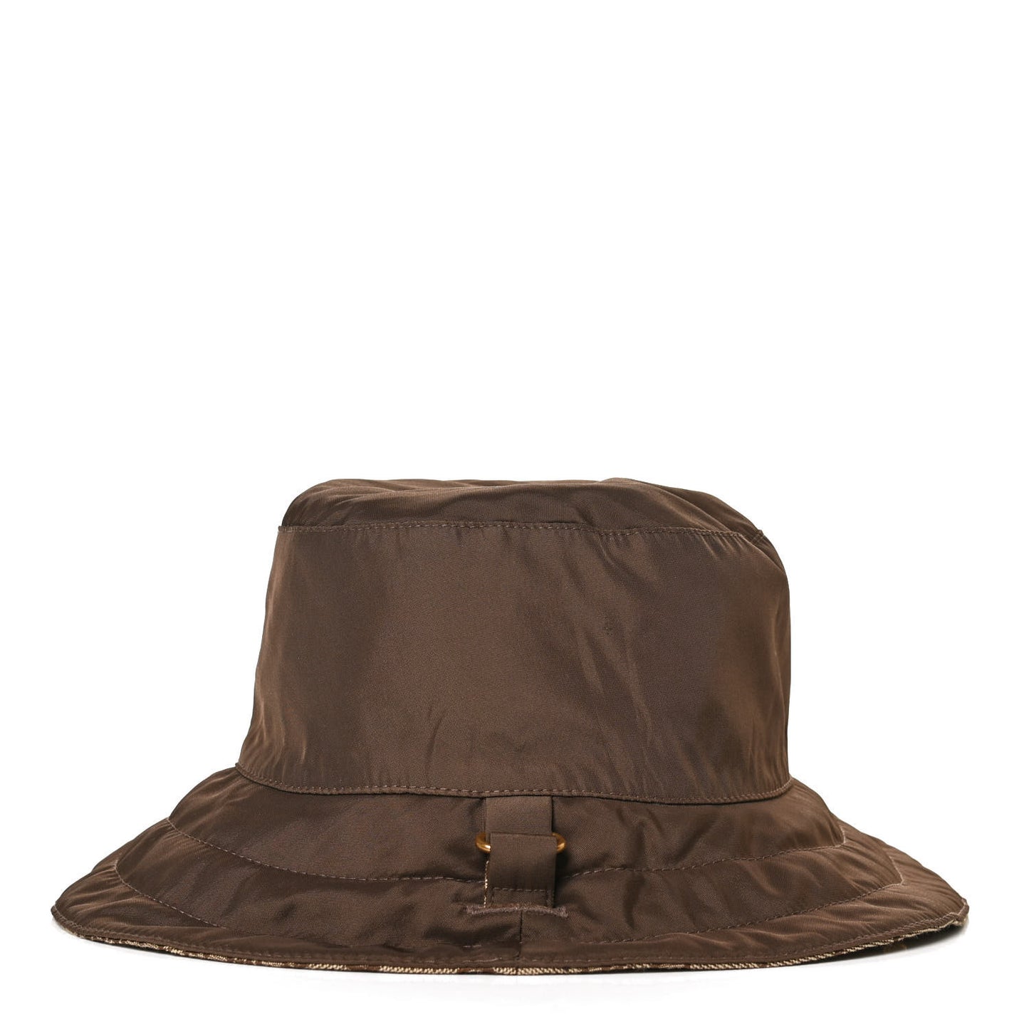 Canvas Monogram Reversible Bucket Hat M Brown