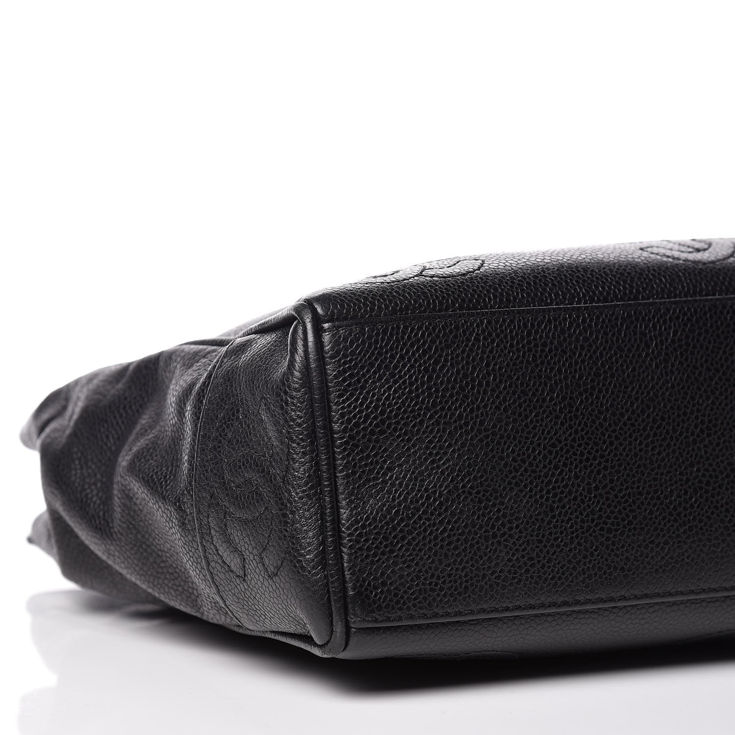 Chanel Caviar CC Shoulder Bag Black 10 of 11