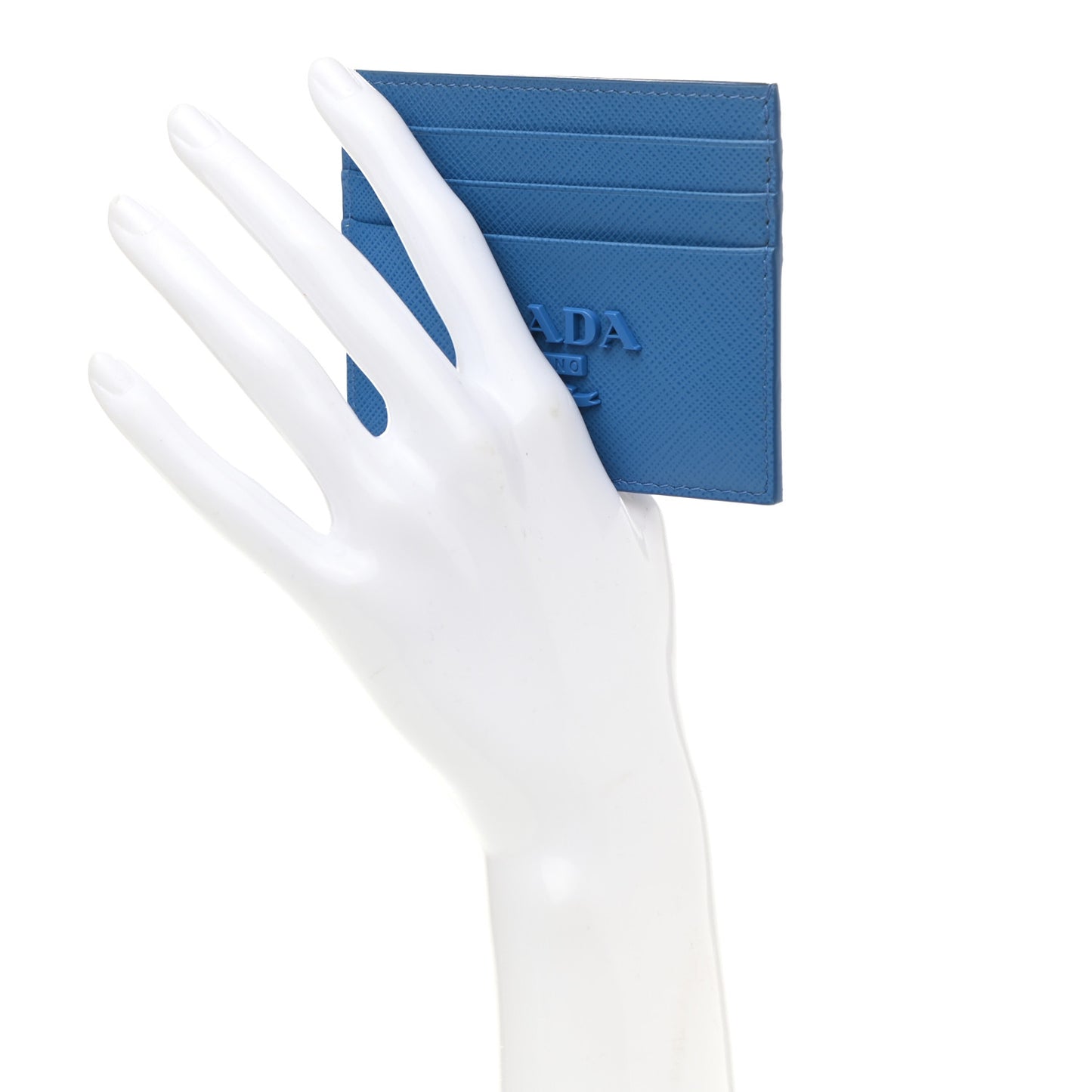 Saffiano Shine Monochrome Card Holder Marea