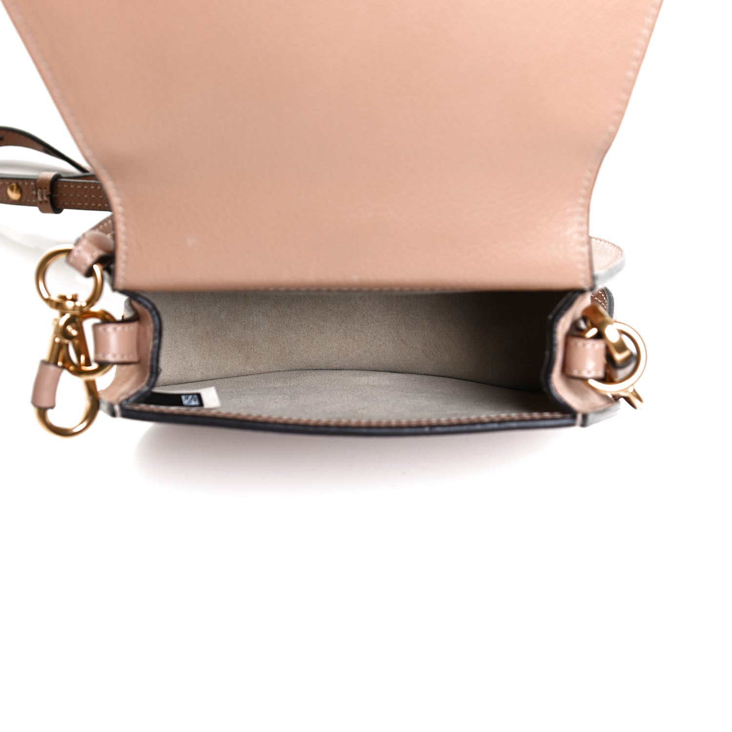 Chloe Calfskin Suede Small Nile Bracelet Bag Biscotti Beige 5 of 14