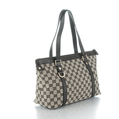 Gucci Monogram Medium Abbey Tote Dark Brown 3 of 7