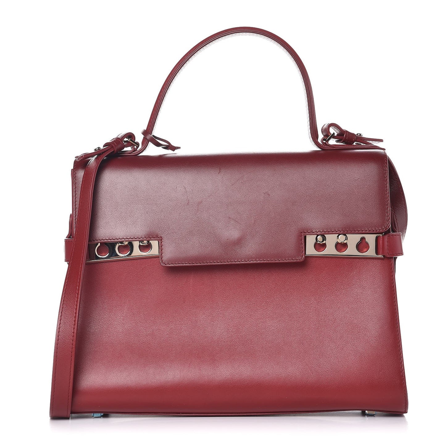 Calfskin GM Tempete Satchel Red