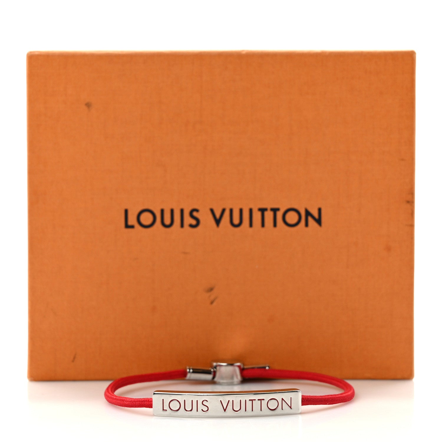 Louis Vuitton Nylon LV Space Bracelet Rouge 5 of 5