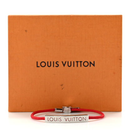 Louis Vuitton Nylon LV Space Bracelet Rouge 5 of 5