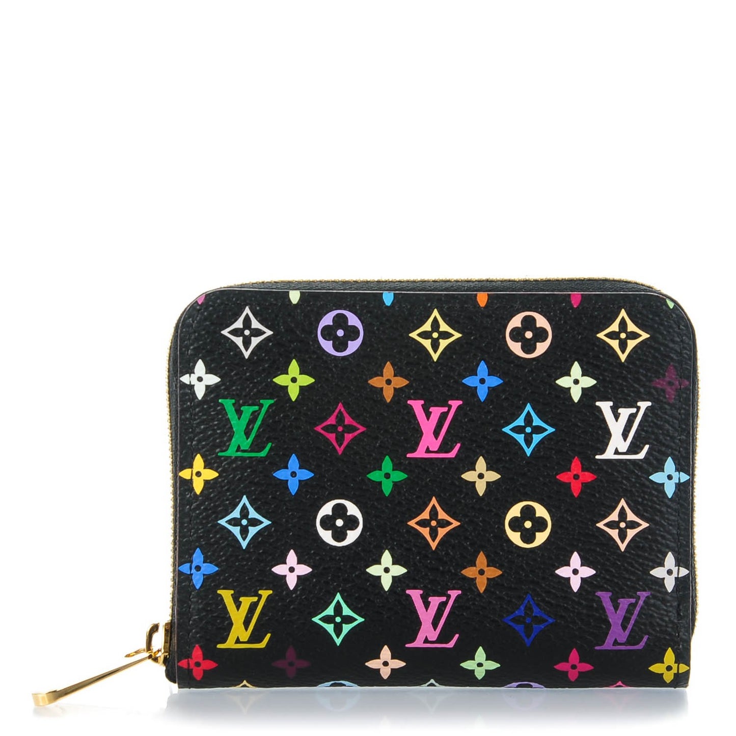 Monogram Multicolor Zippy Coin Purse Black Grenade