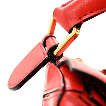 Loewe Calfskin Medium Puzzle Bag Scarlet 10 of 11