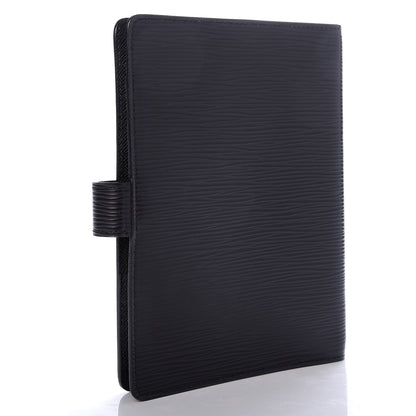 Louis Vuitton Epi Medium Ring Agenda Cover Black 3 of 8