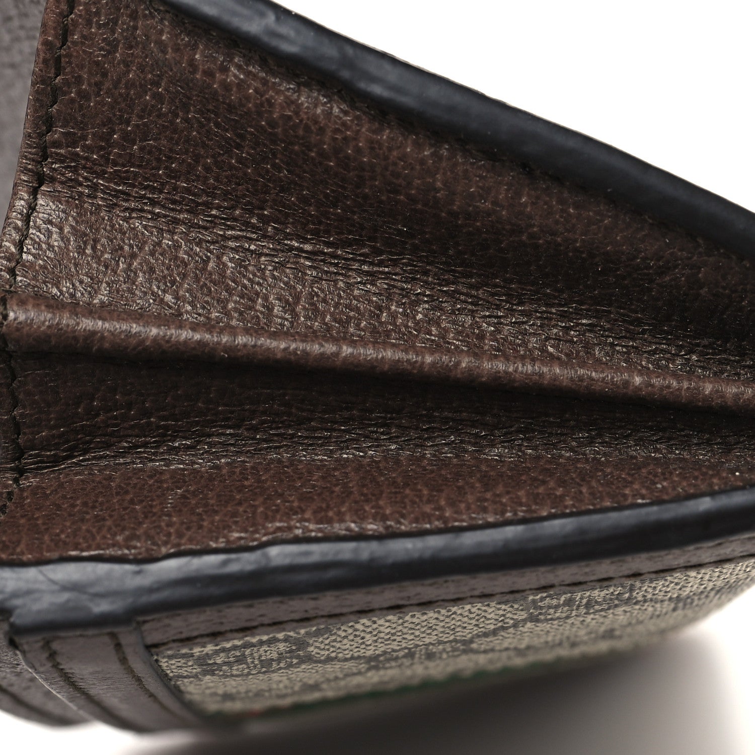 Gucci GG Supreme Monogram Web Ophidia Continental Wallet Brown 9 of 10