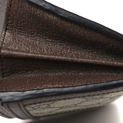 Gucci GG Supreme Monogram Web Ophidia Continental Wallet Brown 9 of 10