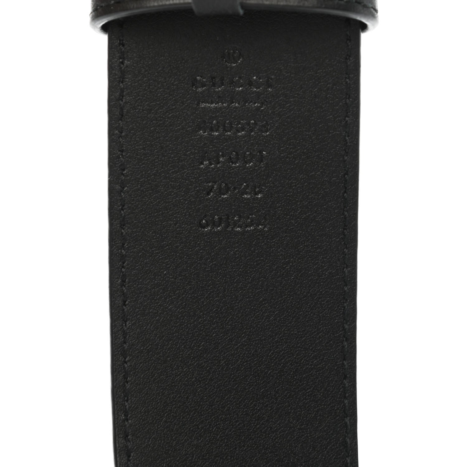 Gucci Calfskin Double G 40mm Belt 70 28 Black 3 of 4
