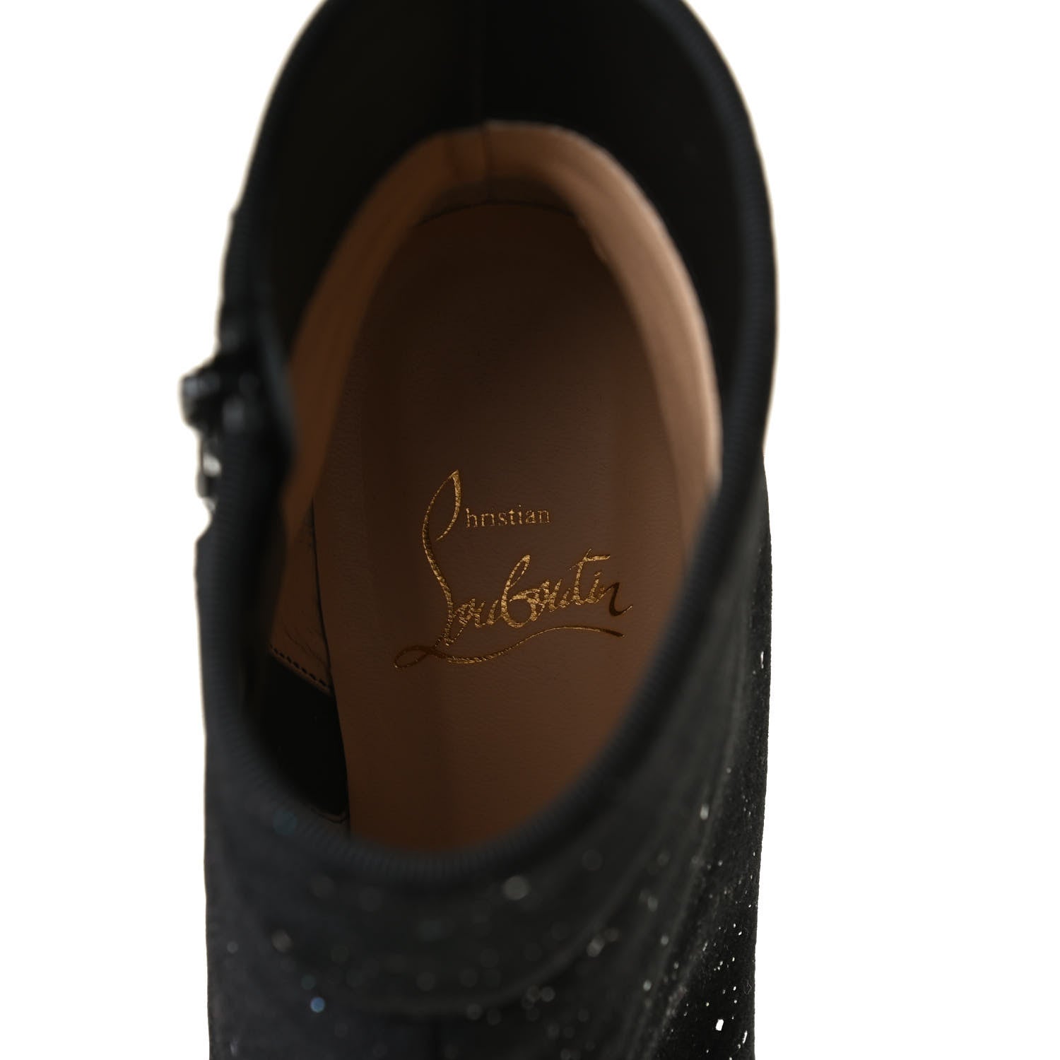 Christian Louboutin Velvet Galactica Moulamax 85 Booties 38.5 Black 10 of 11