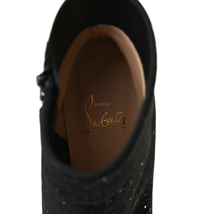 Christian Louboutin Velvet Galactica Moulamax 85 Booties 38.5 Black 10 of 11