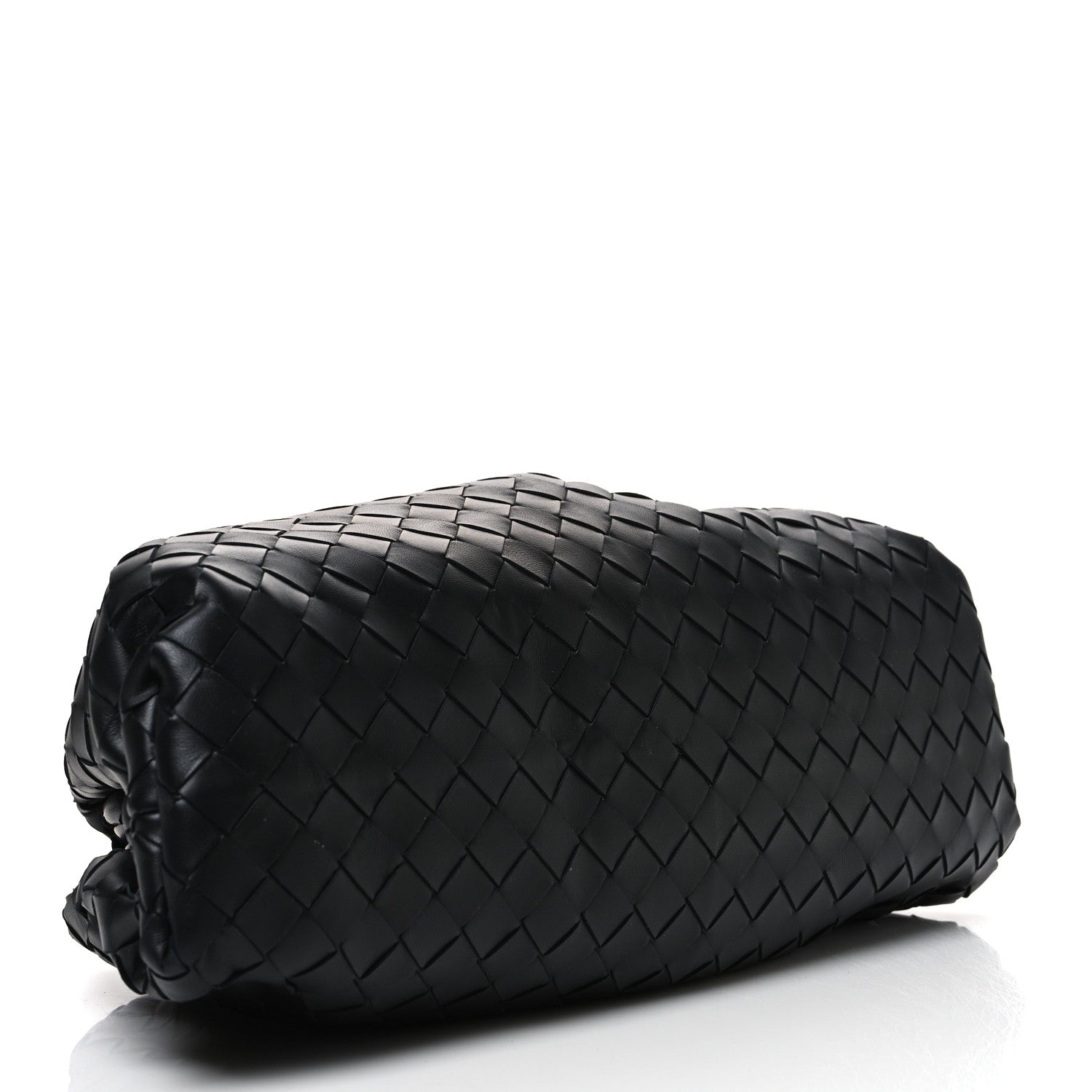Bottega Veneta Nappa Maxi Intreccio The Pouch Oversized Clutch Black 4 of 11