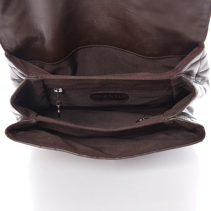 Chanel Lambskin Quilted Backpack Brown 5 of 20