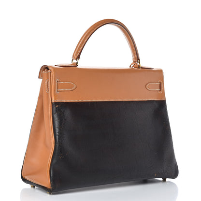 Hermes Vache Natural Amazonia Kelly Retourne 32 3 of 29