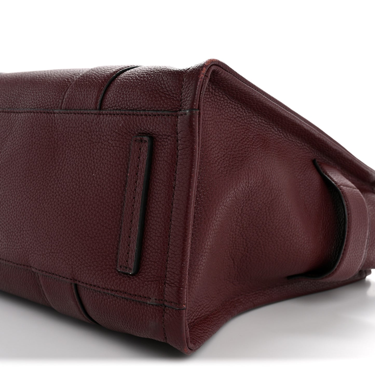 Grained Calfskin Large The Tote Bag Chianti