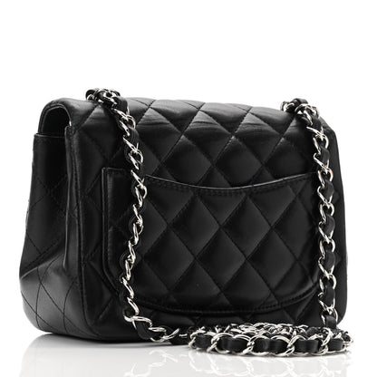 Chanel Lambskin Quilted Mini Square Flap Black 3 of 10