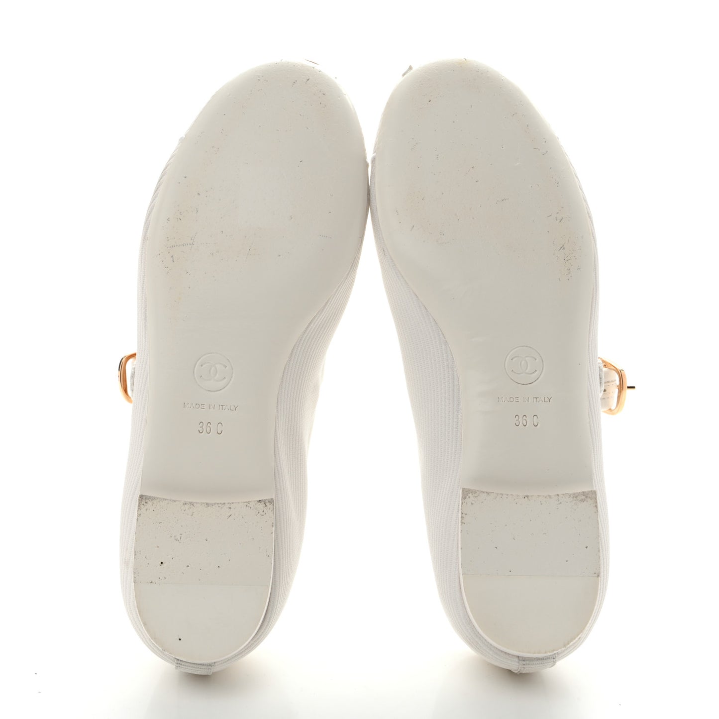 Canvas Mary Jane Flats 36 White