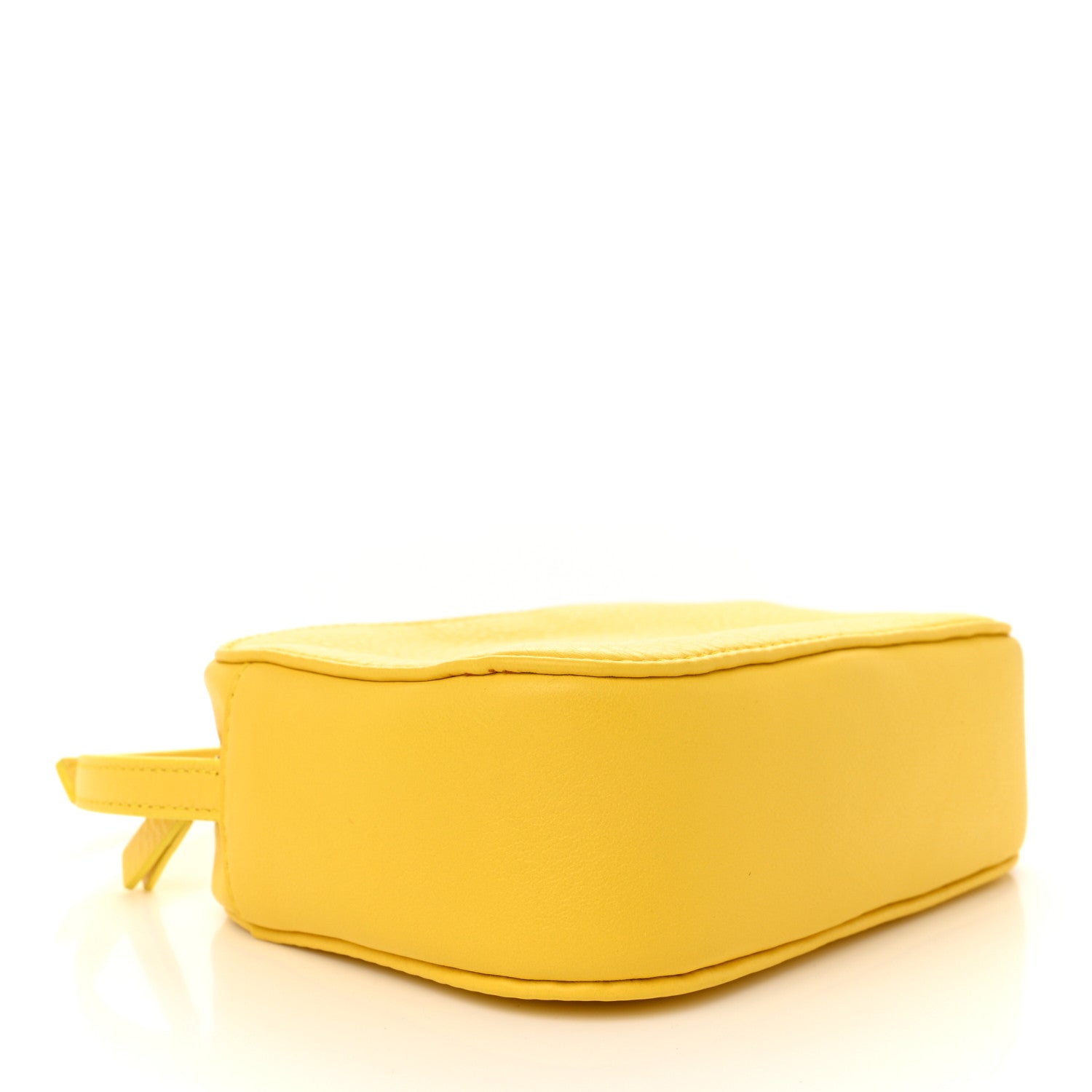 Balenciaga Smooth Calfskin Logo XS Everyday Camera Bag Jaune Soleil Black 4 of 12