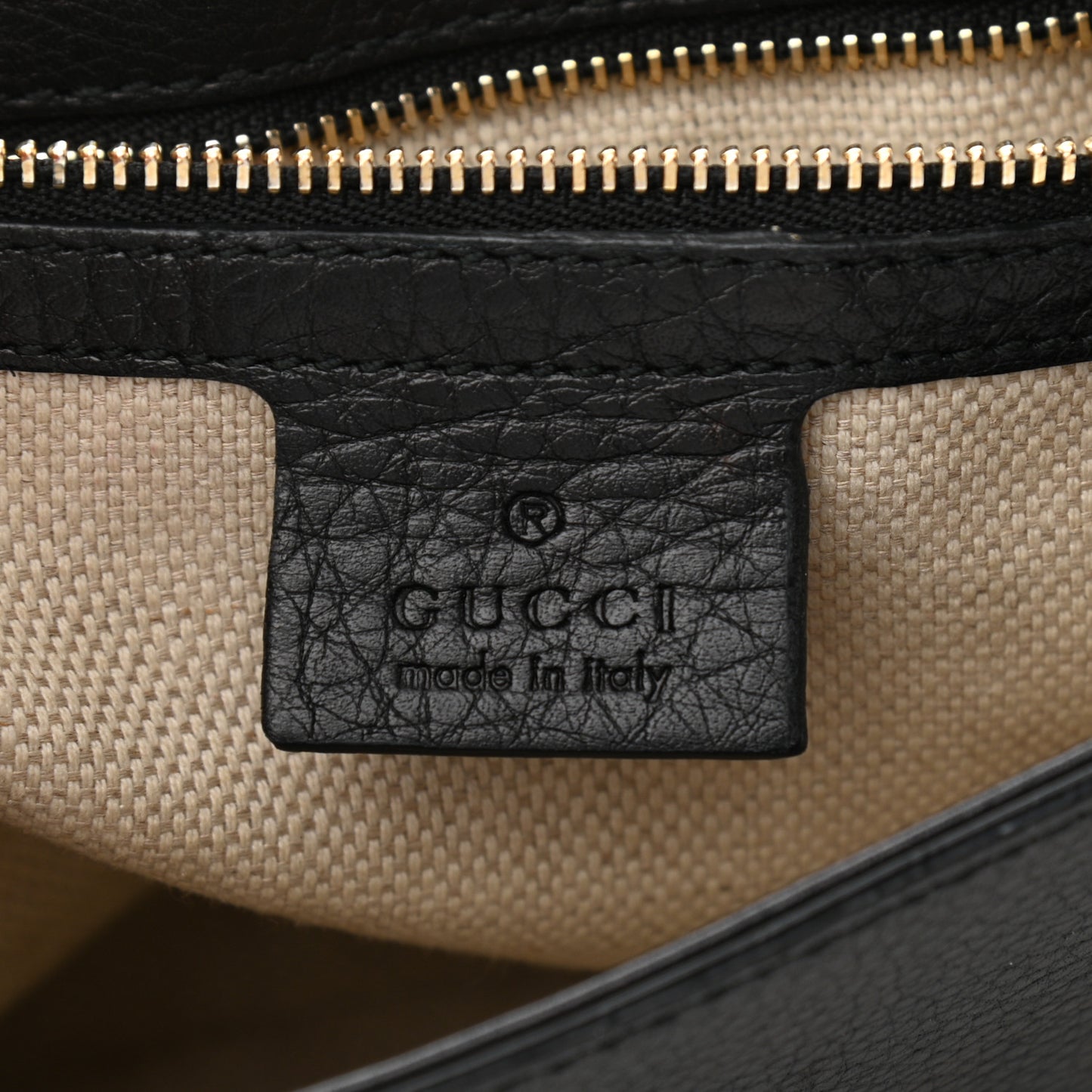 Pebbled Calfskin Medium Soho Flap Crossbody Black