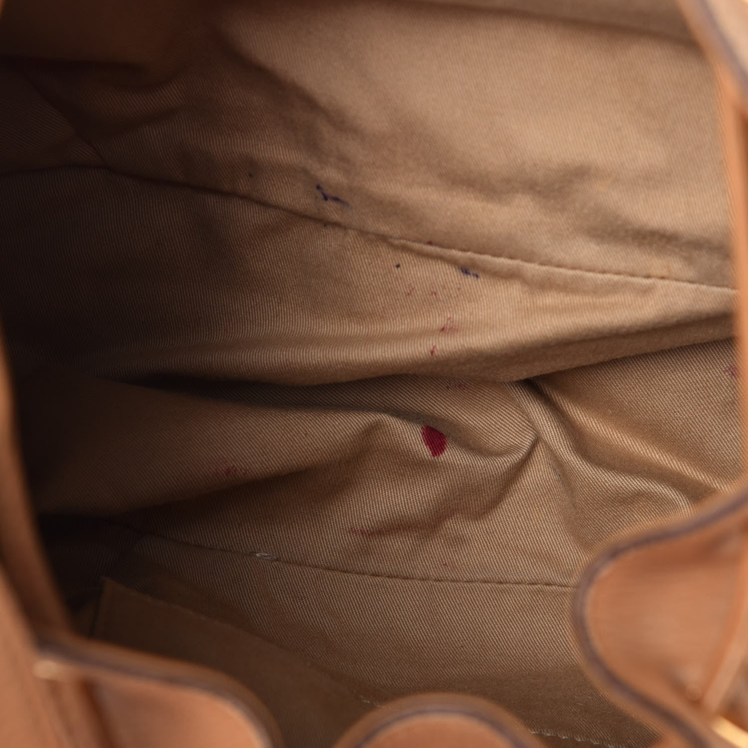 MCM Visetos Essential Drawstring Bucket Bag Cognac 8 of 10
