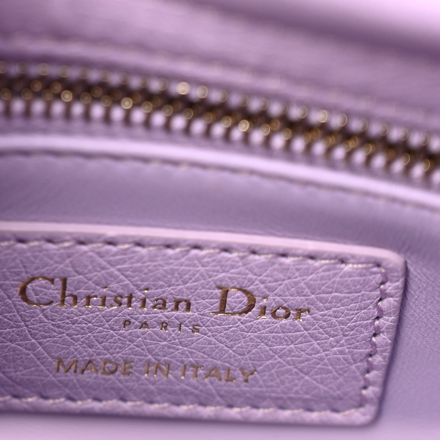 Christian Dior Ostrich Mini Lady Dior Purple 6 of 10