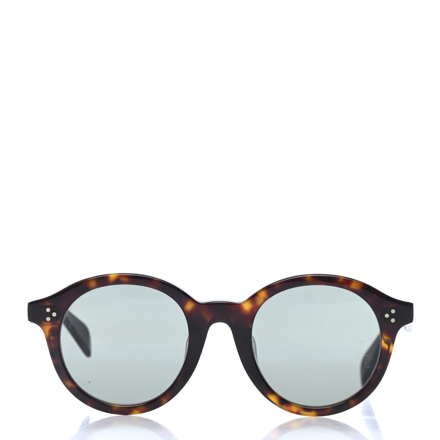 Round Sunglasses CL40034F Dark Havana