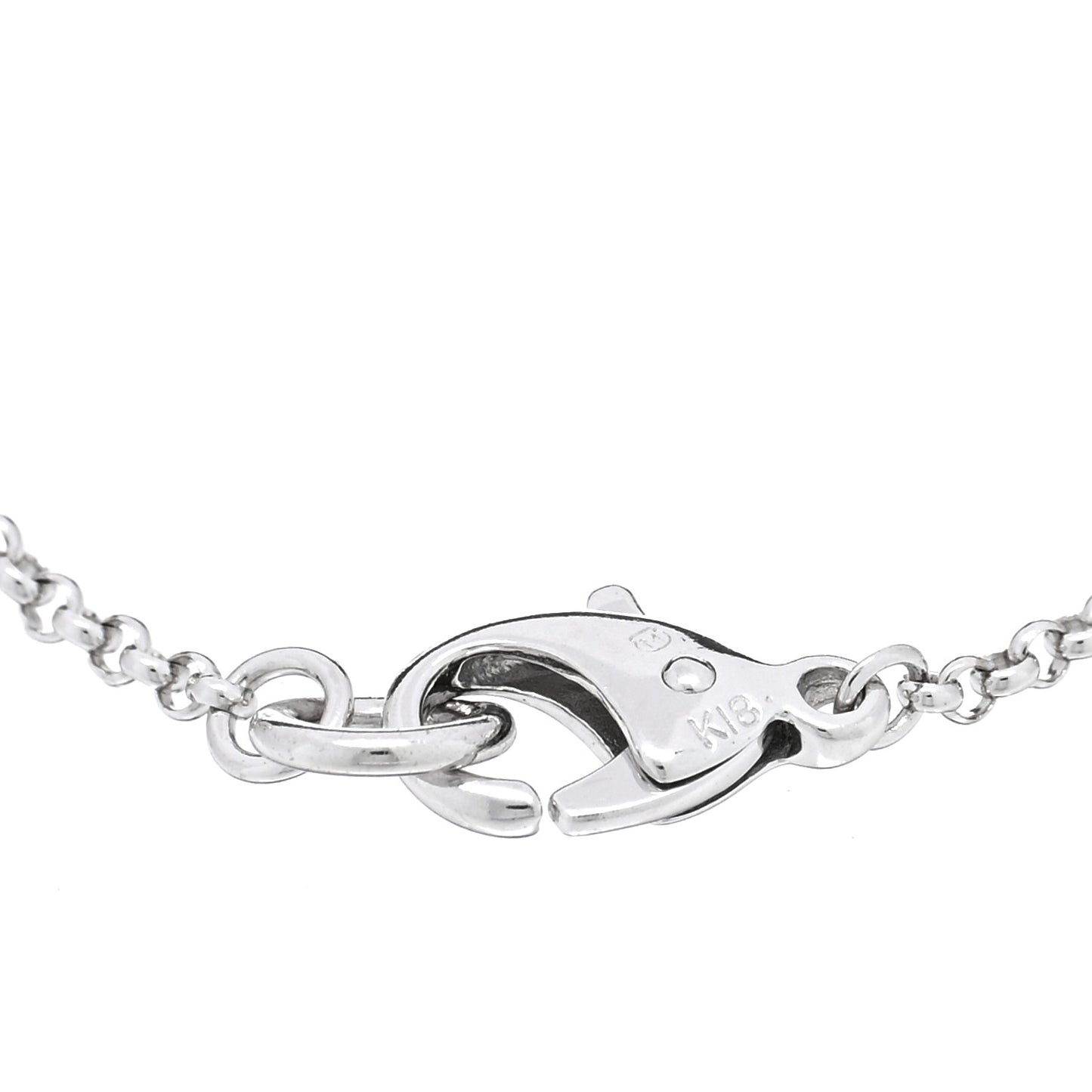 18K White Gold Diamond Akoya Pearl 6.5-7mm Station Bracelet