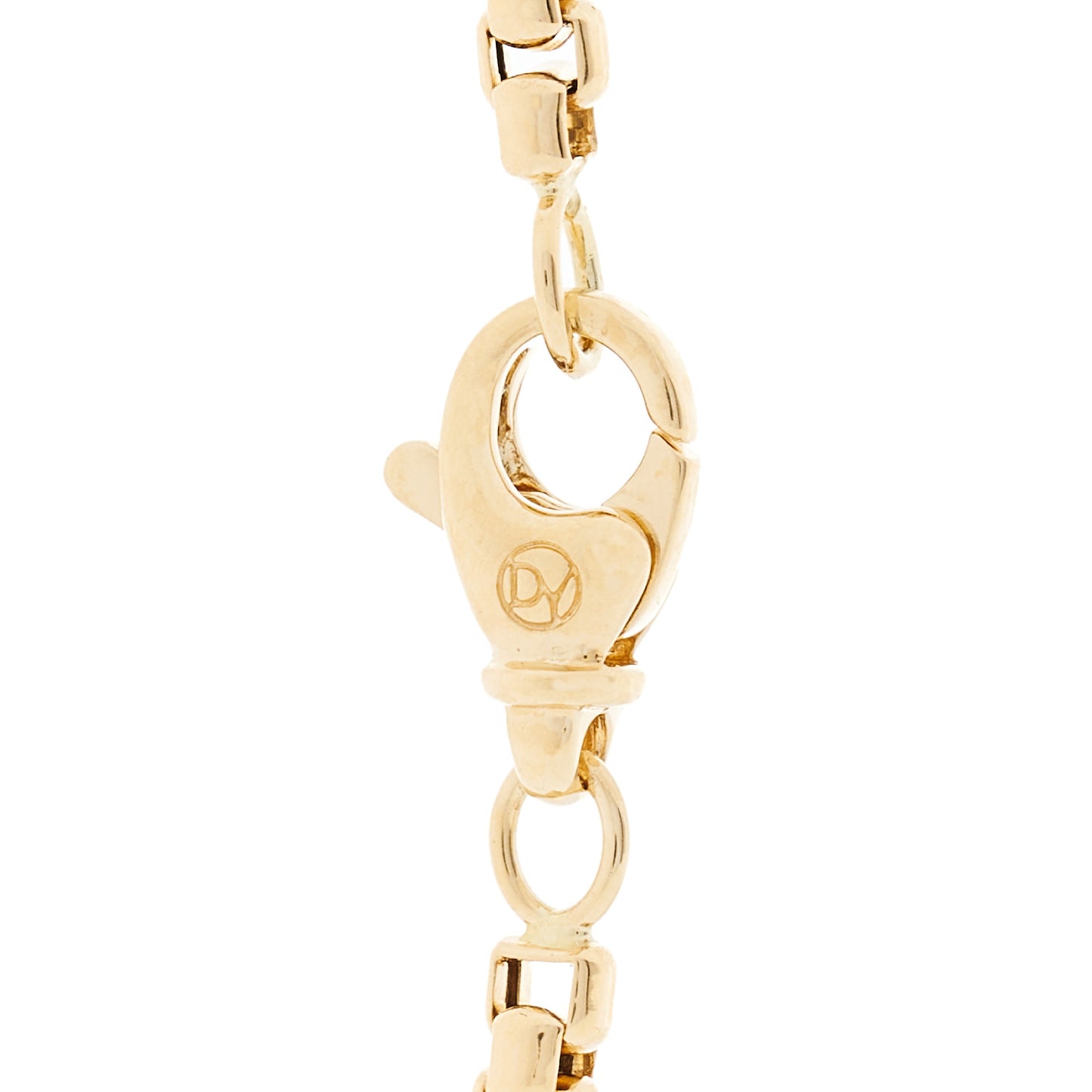18K Yellow Gold 3.4mm Box Chain Necklace 24"