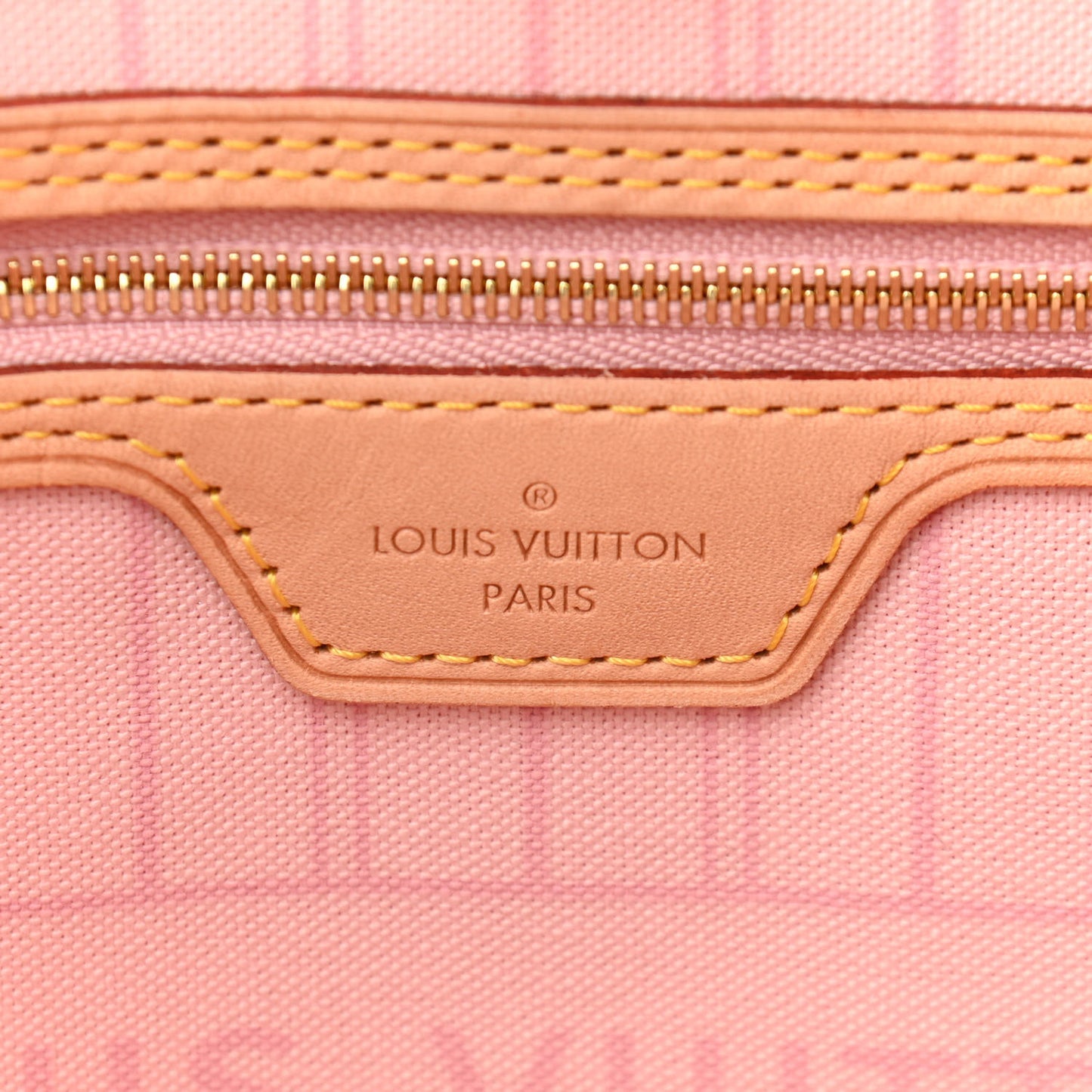 Damier Azur Neo Neverfull MM Rose Ballerine