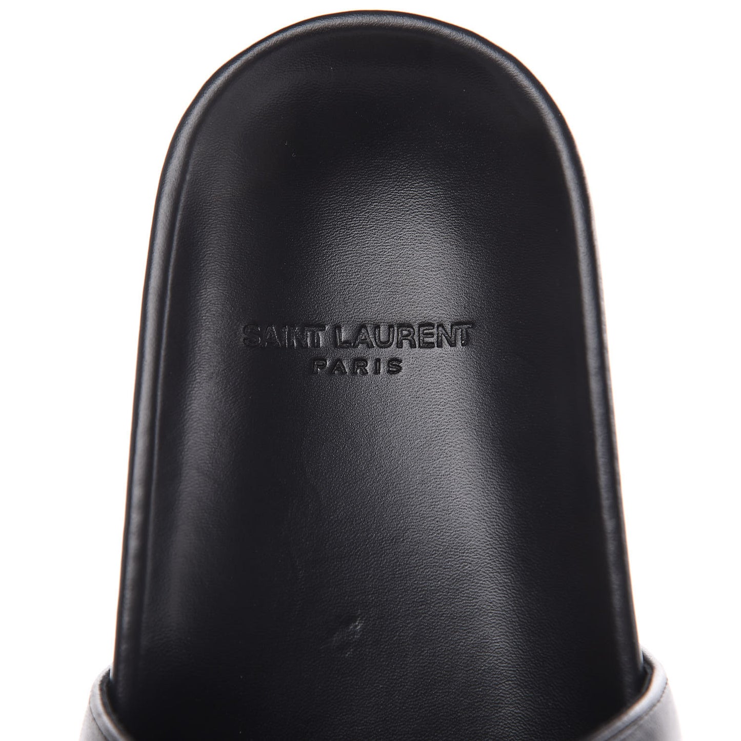 Lambskin Joan Slide Sandals 37 Black
