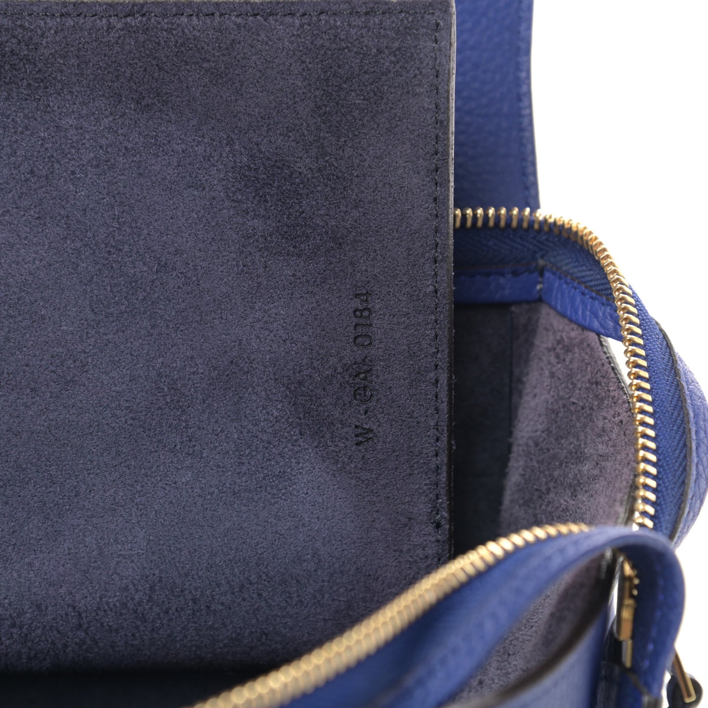 Grained Calfskin Mini Belt Bag Indigo