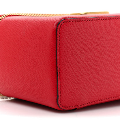 Valentino Garavani Grained Calfskin VLogo Vanity Case Rouge Pur 8 of 10