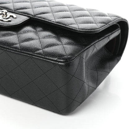 Chanel Caviar Quilted Jumbo Double Flap Black 10 of 10