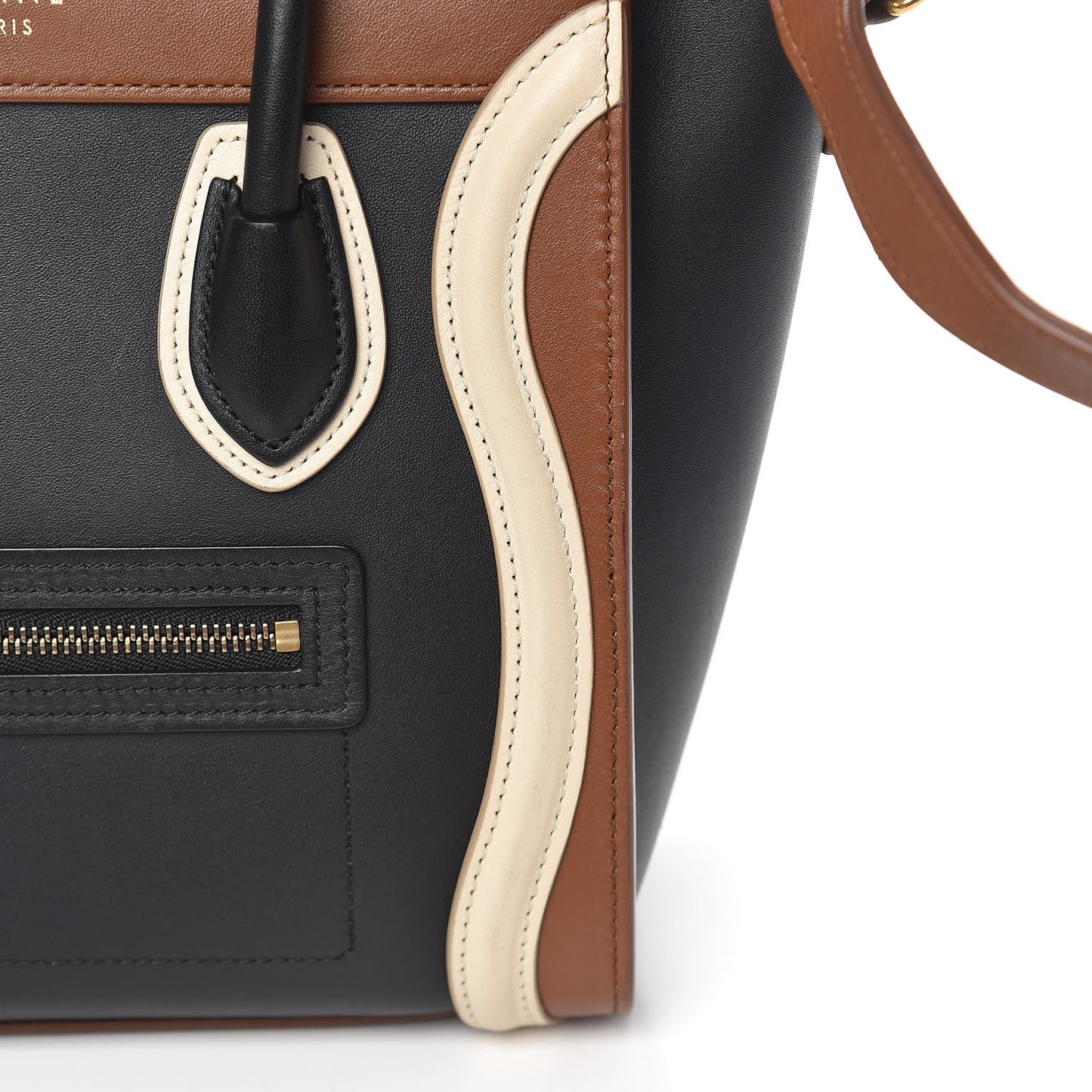 Satin Calfskin Nano Tri-Color Luggage