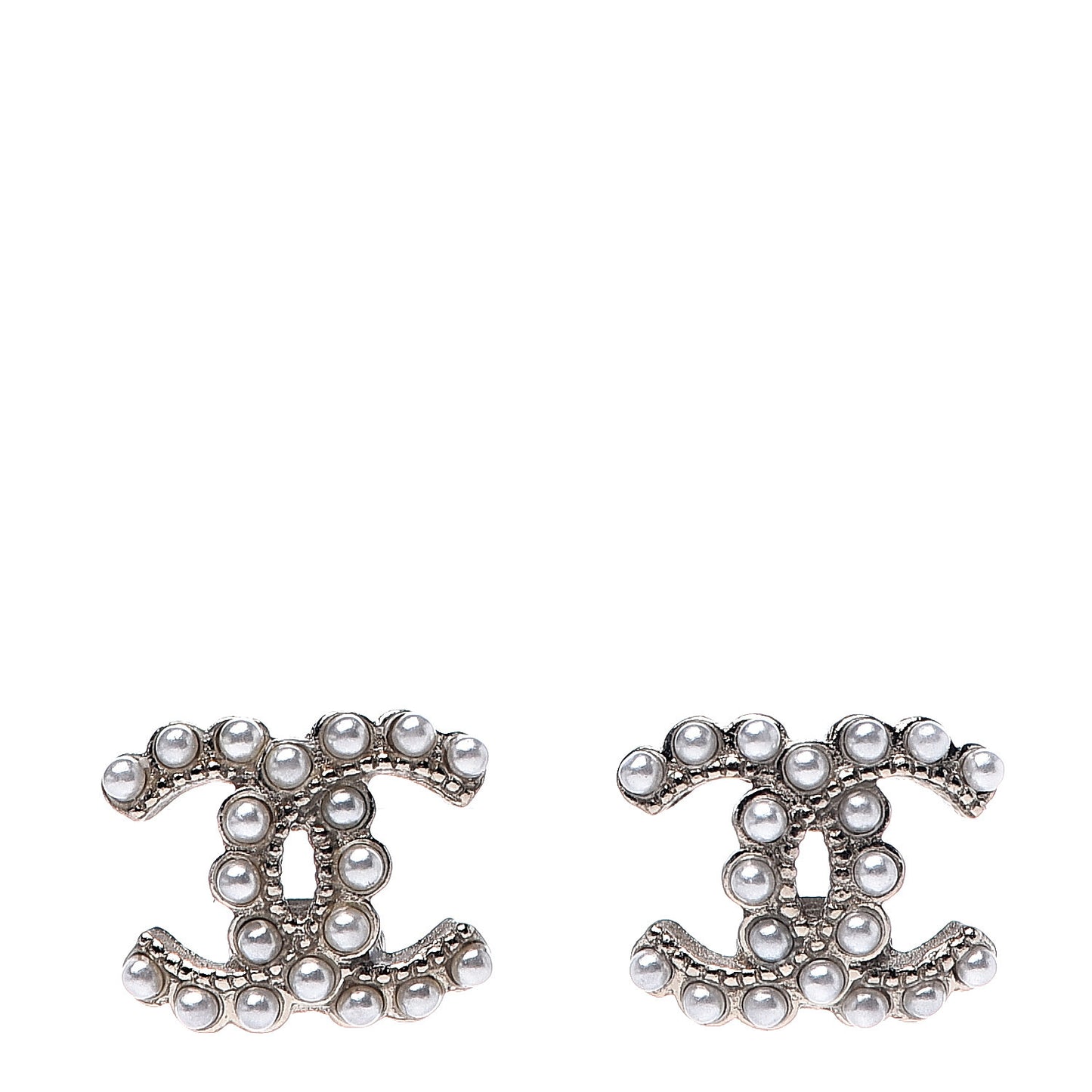 Pearl CC Earrings Gold