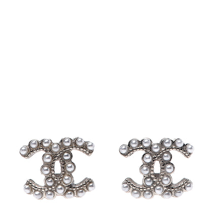 Chanel Pearl CC Earrings Gold 1 of 5