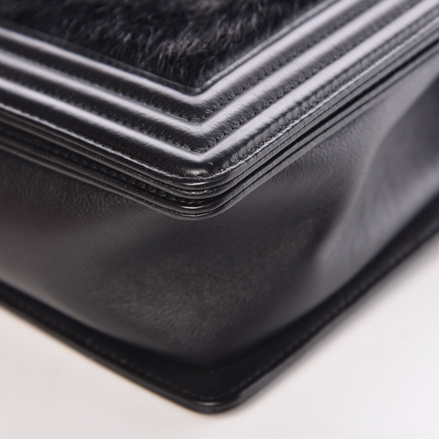 Chanel Goat Hair New Medium Boy Flap Black 14 of 15